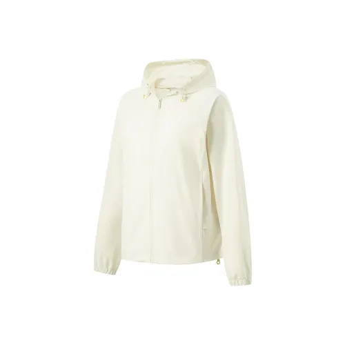 LINING Fitness Series Куртка Женская Кремовая Желтая