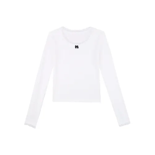 Geyini Белые Женские Футболки