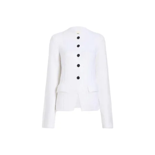 KHAITE FW24 Aeson Куртка Куртки Пальто Женские Цвет Глазурь Глазурь