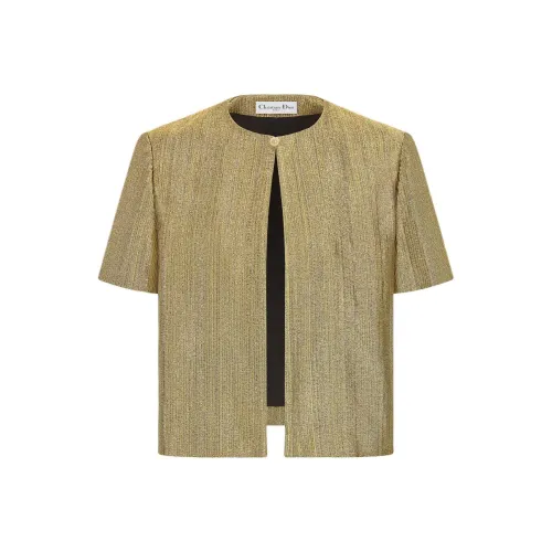 DIOR Куртки Пальто Женские Золото