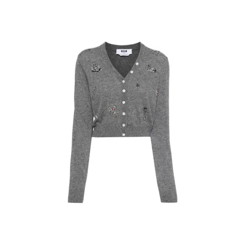 MSGM Серый Женский Трикотаж