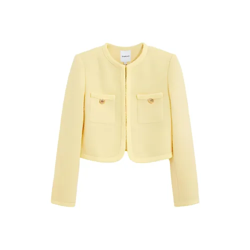 BEBE Куртки и Пальто Женские Светло-Желтые
