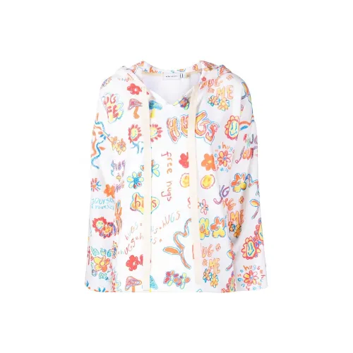 Mira Mikati Белые Женские Толстовки
