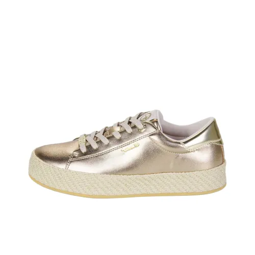 Tamaris Низкие Кроссовки для скейтбординга Женские Золотые