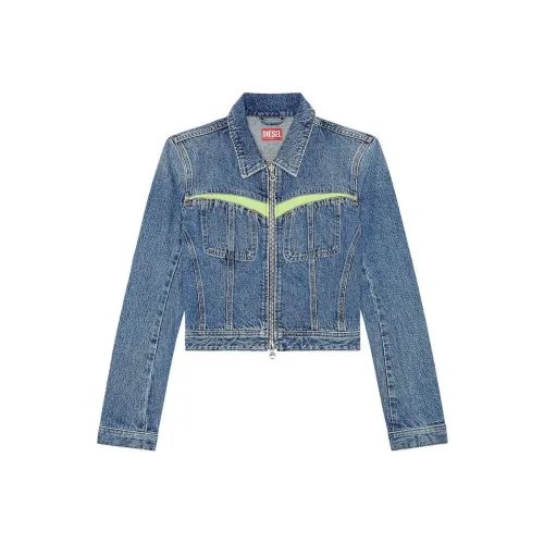 DIESEL Бирюзовые Женские Куртки