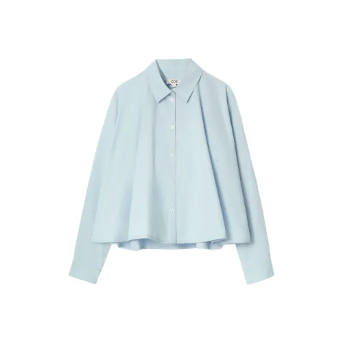 COS Светло-синие Женские Рубашки