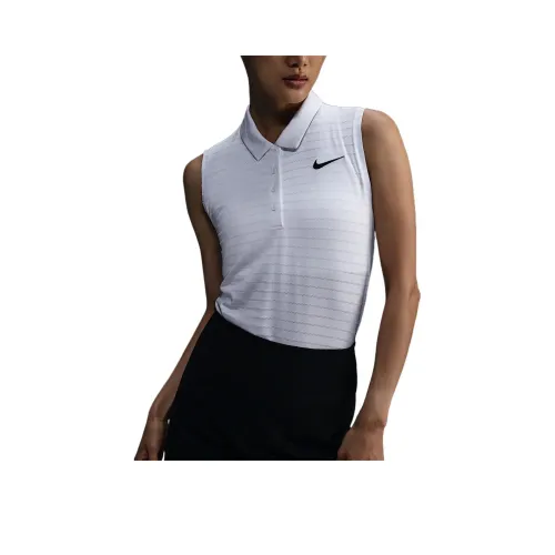 nike Dri Fit Victory Polo Женское Белое Белое Черное