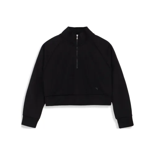 PUMA Свитшот Женский PUMA Черный