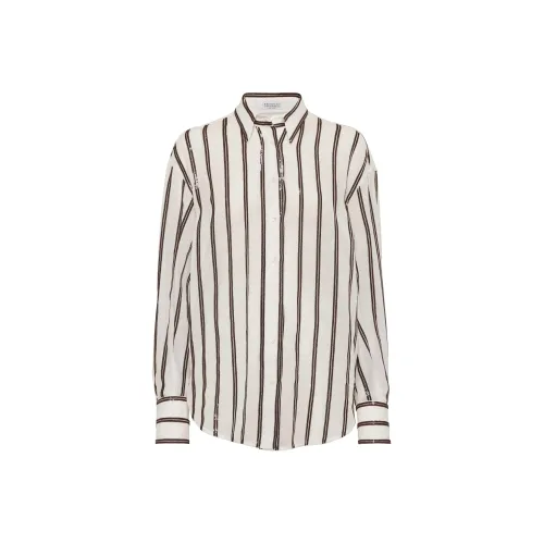 BRUNELLO CUCINELLI SS25 Рубашка Женская Белая