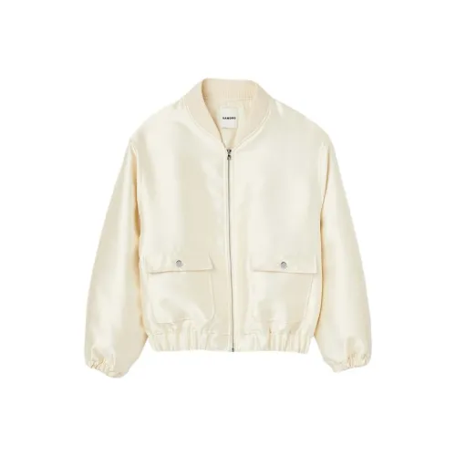 SANDRO Бежево-желтая Женская Куртка