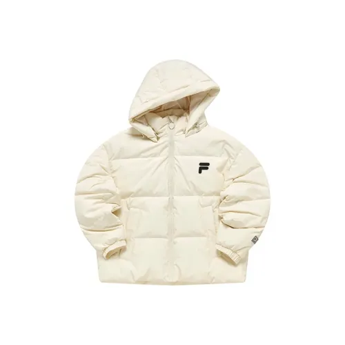 FILA FUSION Пуховик Женские Пшенично-сливочный