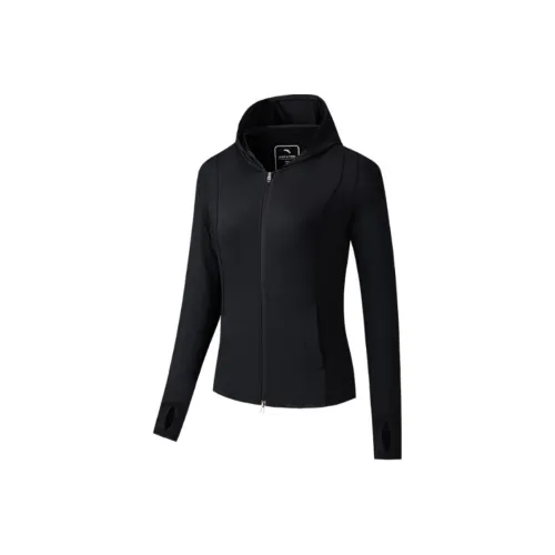 ANTA Variety Тренировки Коллекция Куртки Пальто Женское Базовое Черное