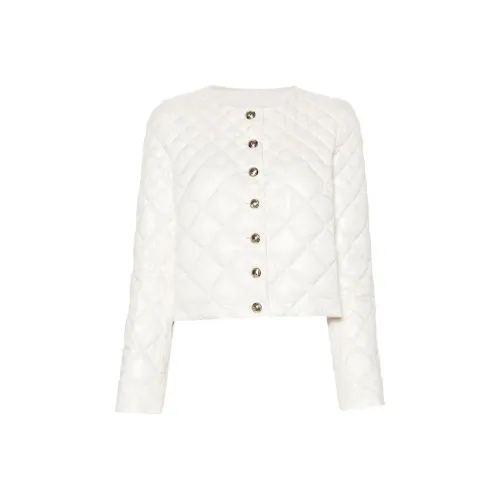 Patrizia Pepe SS24 Пуховик Женские Айвори Белый