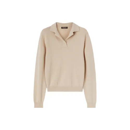 Loro Piana Lago D'Orta Поло Детское Кашемировое Поло Женское Светлый Умбра