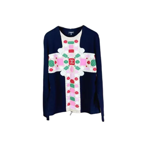 CHANEL Кашемир Свитер Женский Черный