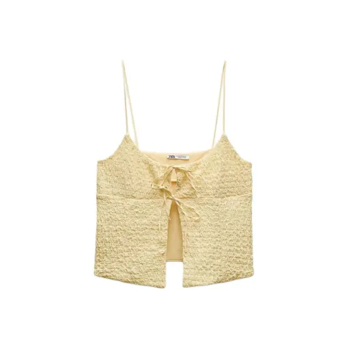 ZARA Желтые Женские Камисоли