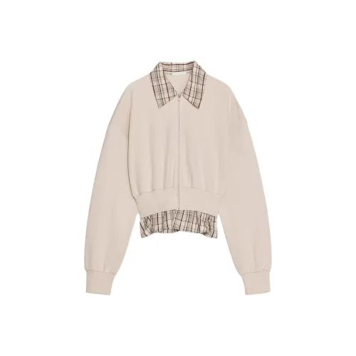 ZARA Куртки Пальто Женские Средний Нюдовый