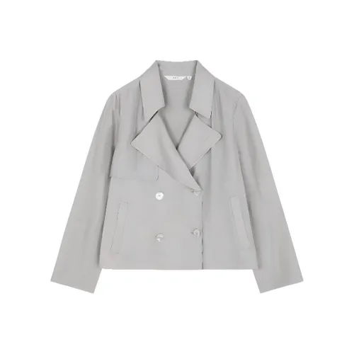 IHIMI Куртки Пальто Женские Asphalt Серый