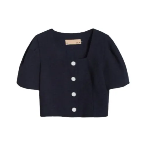 Bananain Рубашка Женская Морской Синий