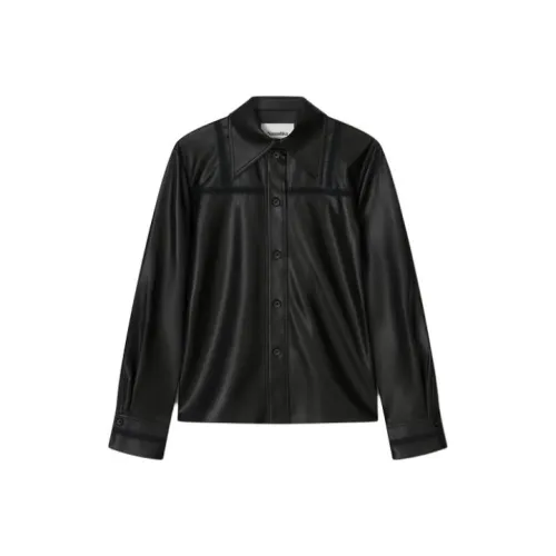 NANUSHKA FW23 ESTELLA Рубашка Женская Черная