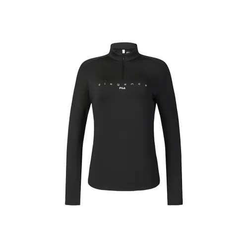 FILA T Рубашка Женская Темно-Черная