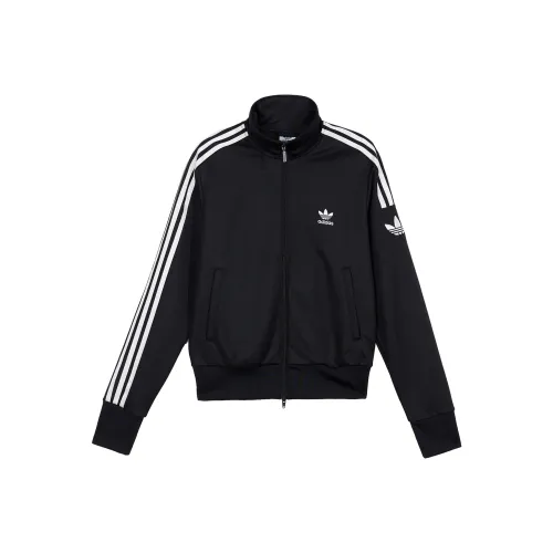Adidas Originals Классический Three Stripe Sportswear Куртки и Пальто Женские Черный