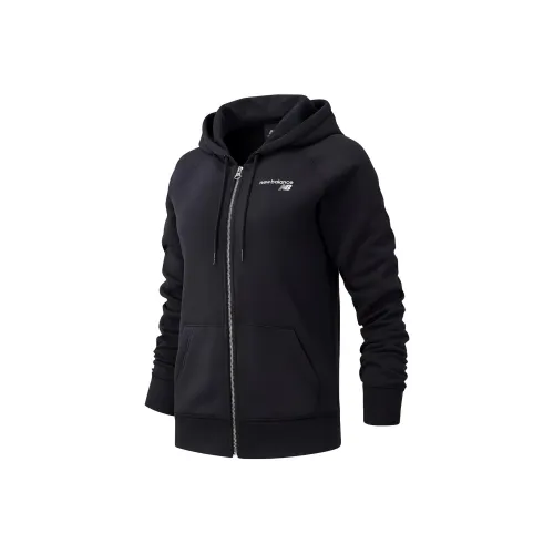 New Balance NB Classic Core Fleece Fashion Full Zip Куртки Пальто Женские Черный