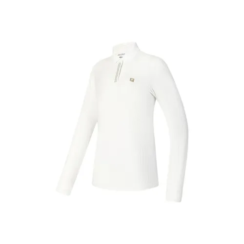 FILA SS25 GOLF Поло Женское Нефритовый Белый