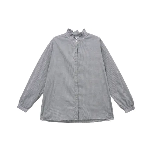 UNIQLO X Ines de la Fressange Темно-синие Женские Рубашки