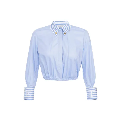 Elisabetta Franchi Рубашка Женская Оксфорд Серый