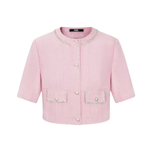 Karl Lagerfeld SS24 Куртки и Пальто Женские Розовые