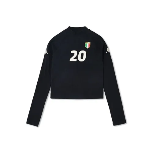 KAPPA Полночный синий Черный 906 Женские Свитшоты