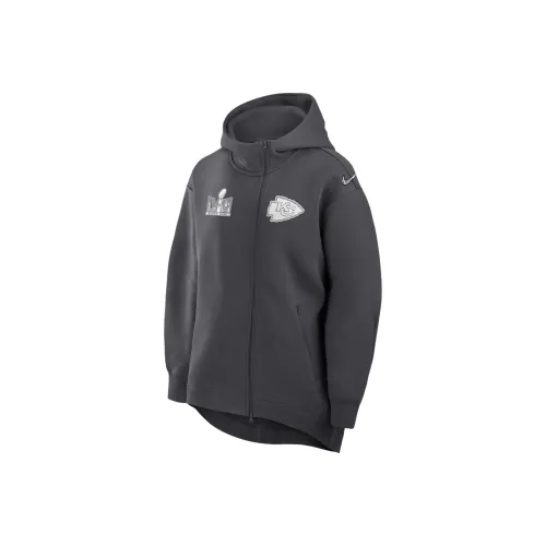 Nike NFL Коллаборация KANSAS CITY Chiefs Толстовка KANSAS CITY Chiefs Женская Антрацит