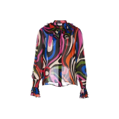 EMILIO PUCCI Многоцветные Женские Рубашки