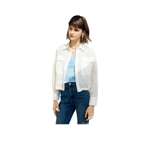 Yan Domain Куртки Пальто Женские Белые