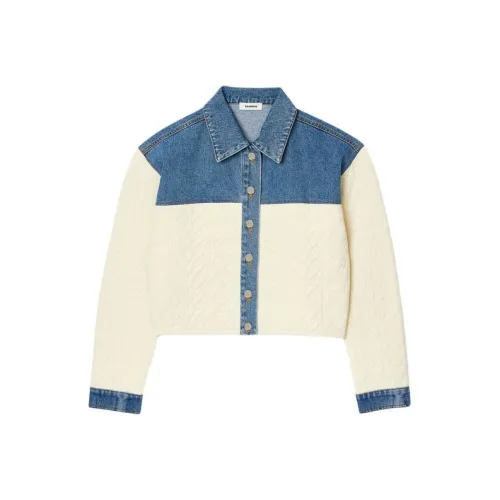 Sandro Куртки и Пальто Женские Светлый Умбра