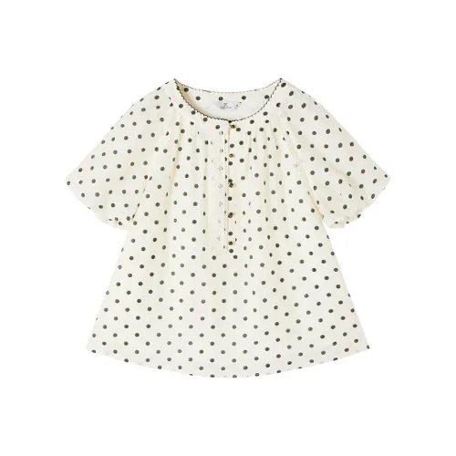 XIANGYING Рубашка Женская в горошек