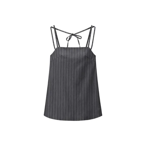 Showroom Plus SS24 Топ на бретелях Женский Серый