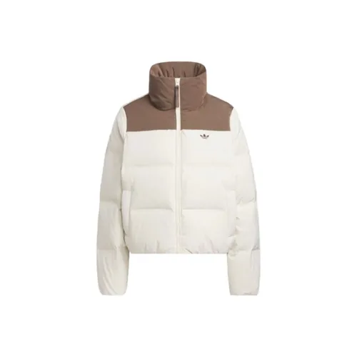 Adidas Originals Clover Series Outfit Пуховик Женские Чудесный Белый