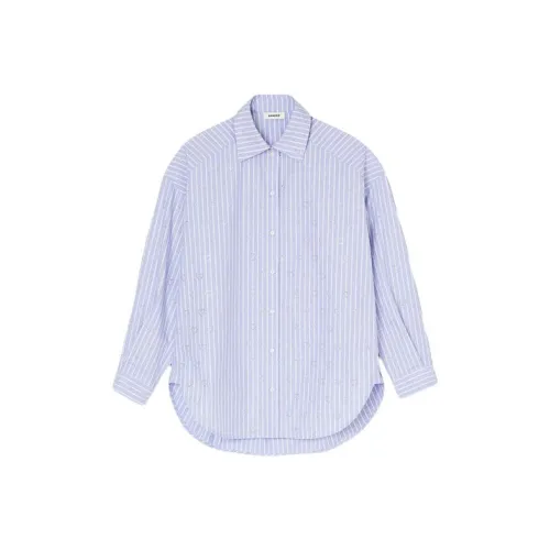 SANDRO Небесно-голубые Женские Рубашки