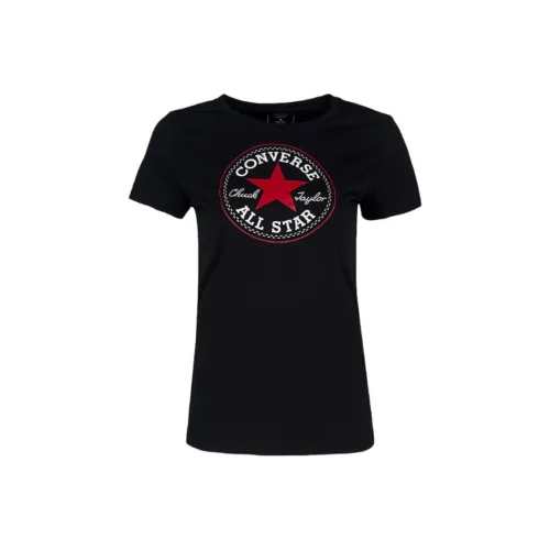 Конверс Черные Женские Футболки