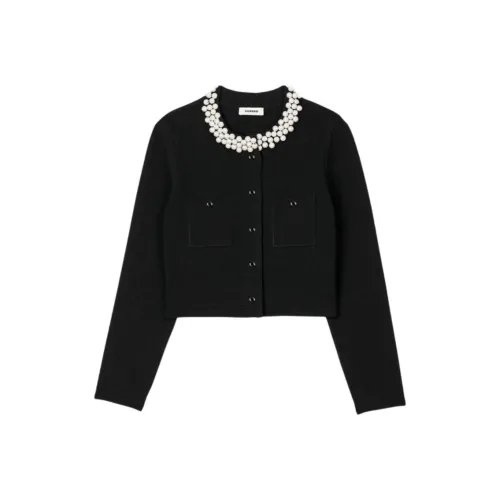 SANDRO Черный Женский Трикотаж