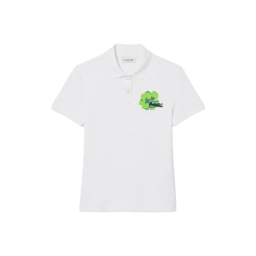 LACOSTE Поло Женское Белое