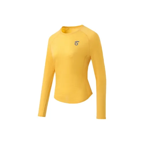 Macondo Бег T-Shirt Женская Golden Оранжевый Желтый