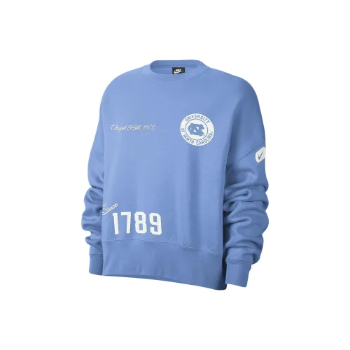 Nike UNC Толстовка Женская Синие Серые