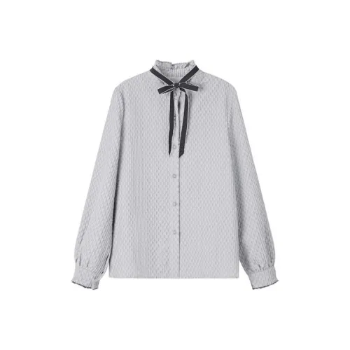 Pit Светло-серые Женские Рубашки