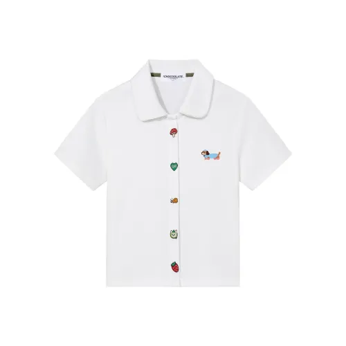 CHOCOOLATE Поло Женское Белое