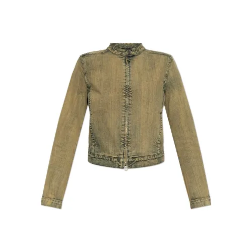 DIESEL Куртки Пальто Женские Earth Желтый