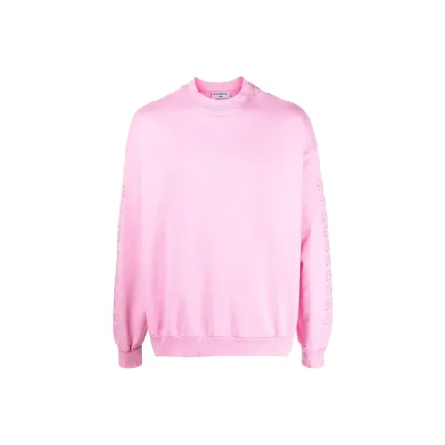 Balenciaga Свитшот Свободного кроя Женский Розовый