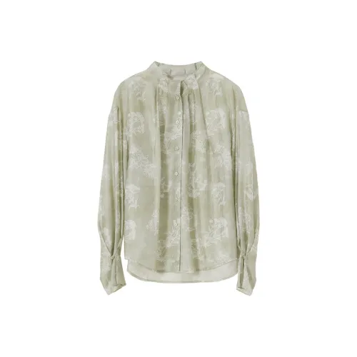 SENTUBILA Зеленые Женские Рубашки